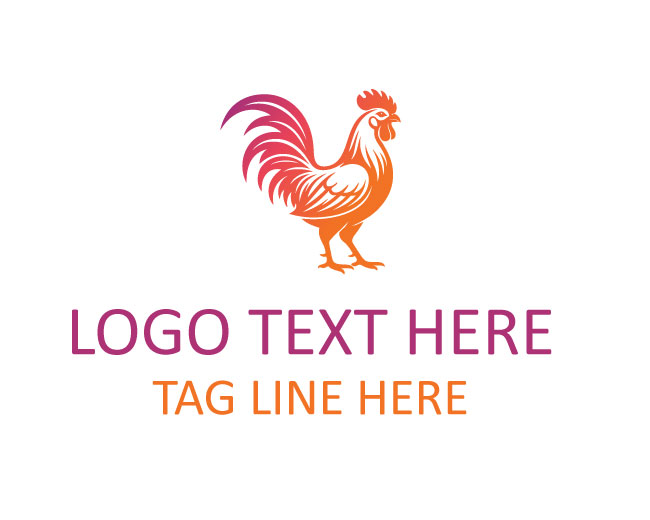  Premium Rooster Brand Logo