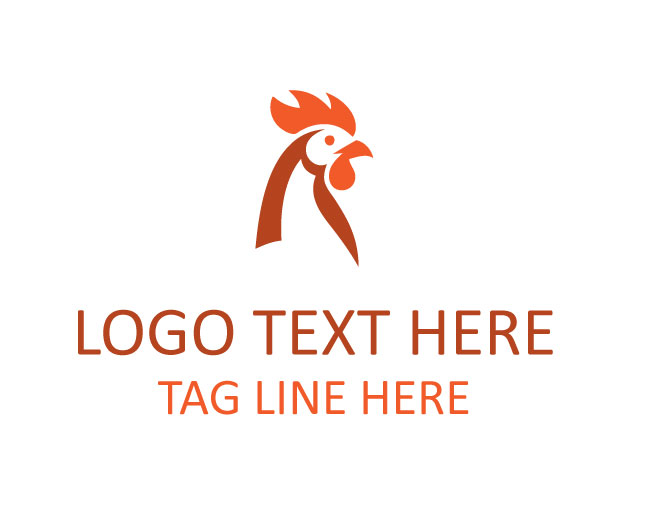  Rustic Farm Rooster Logo