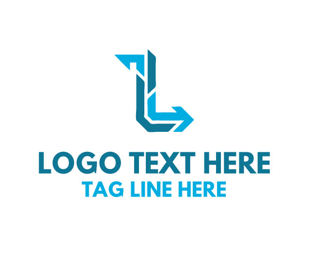 Professional Letter L Arrow Logo