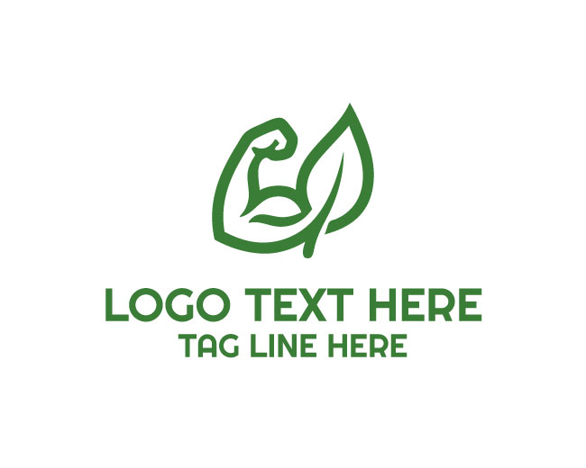  Modern Eco Fitness Logo