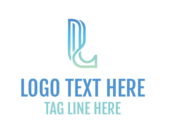  Infinity Style Letter L Logo
