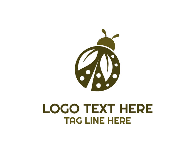 Cute Lady Bug Logo