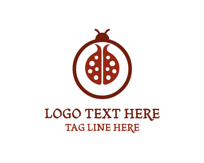 Nature Lady Bug Logo