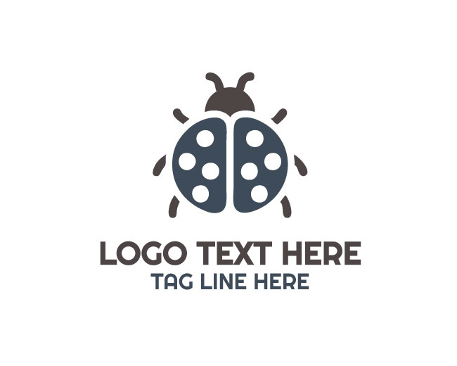 Cartoon Lady Bug Logo