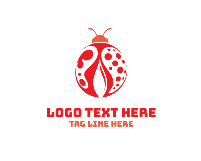 Minimal Ladybug Mark Logo