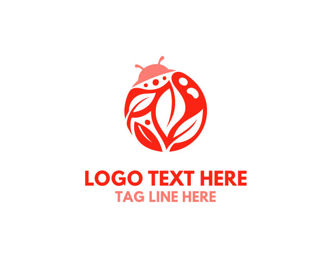 Abstract Lady Bug Logo