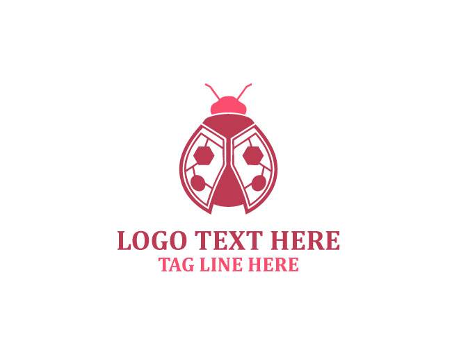 Elegant Ladybug Symbol Logo