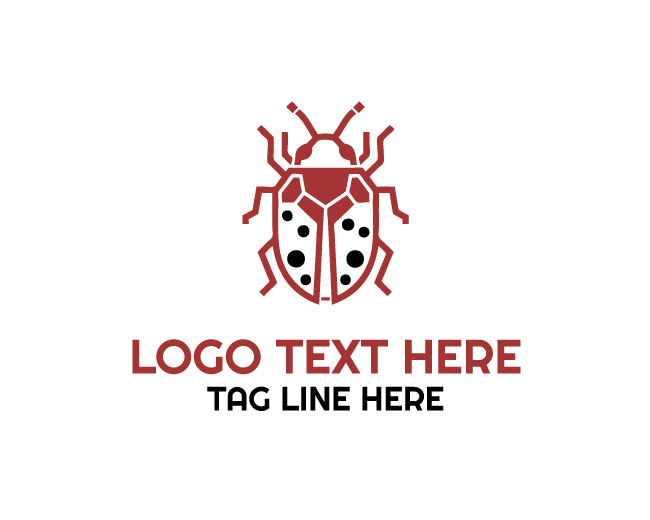 Contemporary Lady Bug Logo
