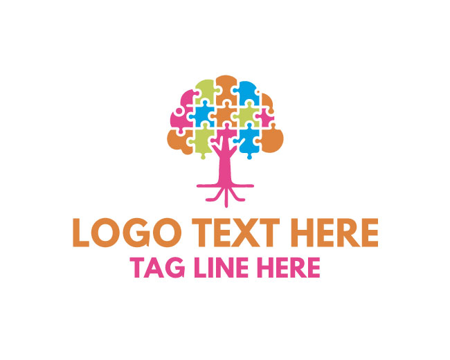 Community Puzzle Tree Logo