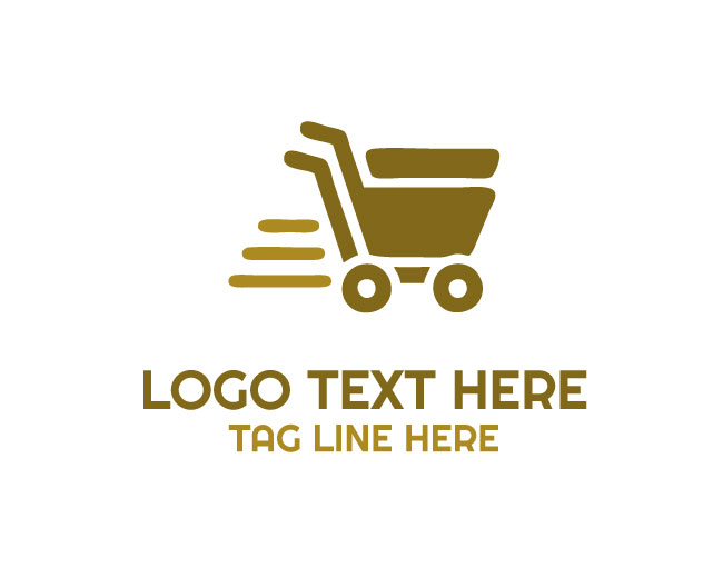  Minimal Shopping Cart Logo