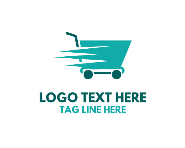 Delivery Shopping Cart Logo