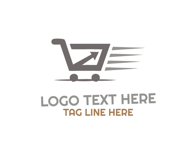 Green Shopping Cart Logo