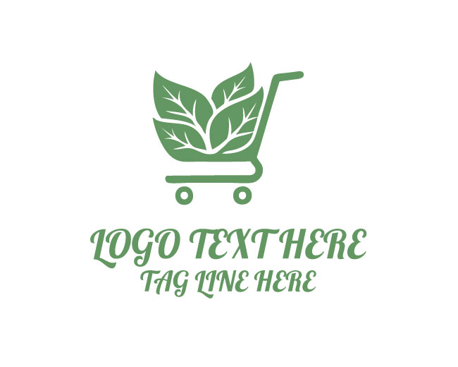 Modern Shopping Cart Logo