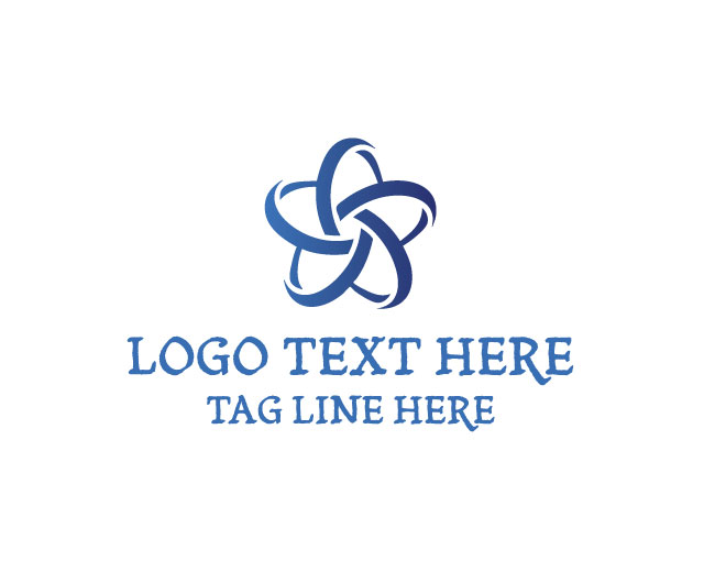  Elegant Abstract Star Logo