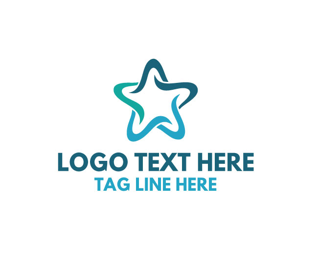 Celestial Abstract Star Logo