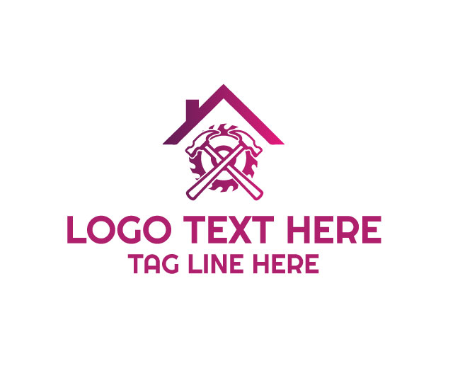 Strong Roof Carpenter Logo