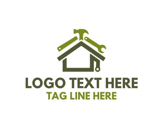Vintage Carpenter Roofing Logo