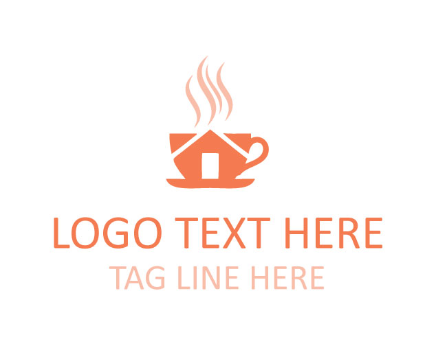 Minimal Coffee Home Logo