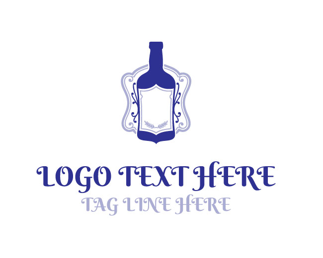  Distillery Whiskey Bottle Logo