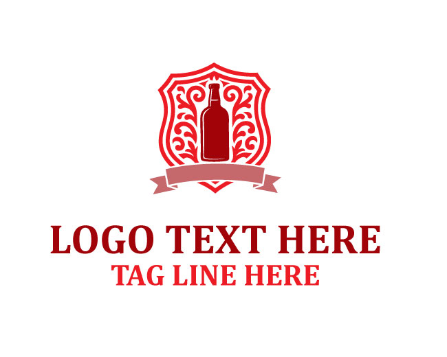 Signature Whiskey Bottle Logo