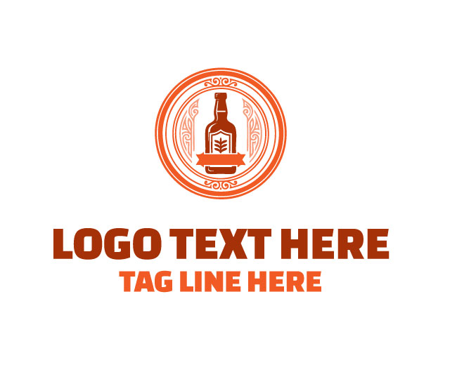  Whiskey Bottle Craft Logo