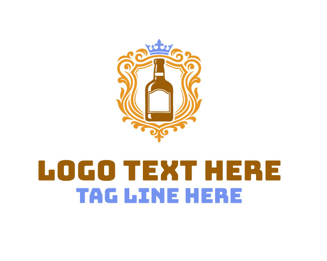 Whiskey Bottle Logo