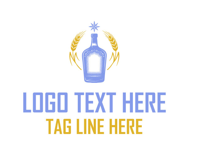 Whiskey Bottle Heritage Logo