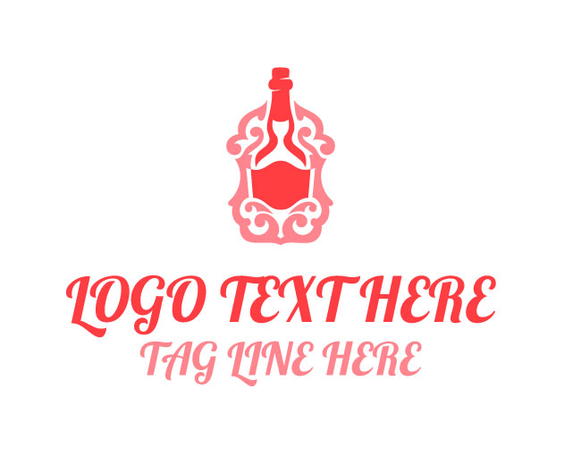 Luxury Whiskey Bottle Logo