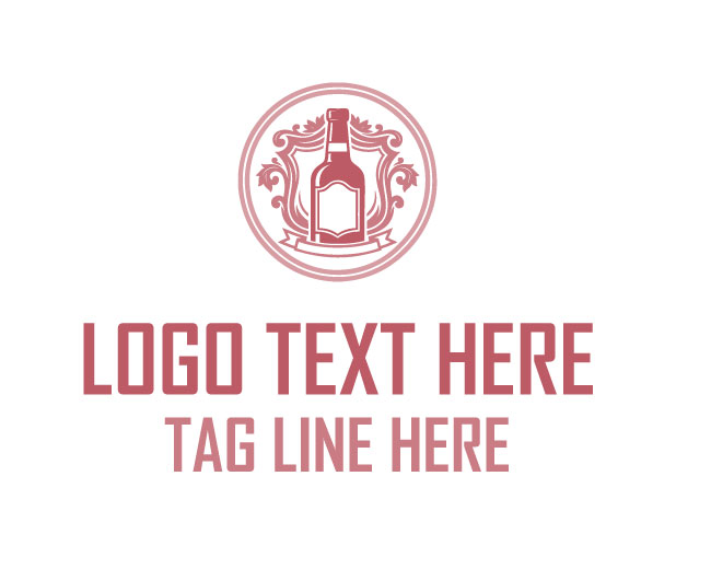 Whiskey Bottle Select Logo