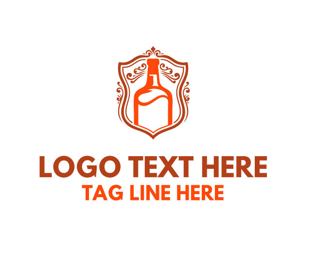 Whiskey Bottle Logo