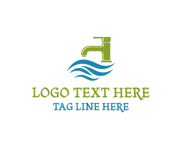 Premium Faucet Plumbing Logo