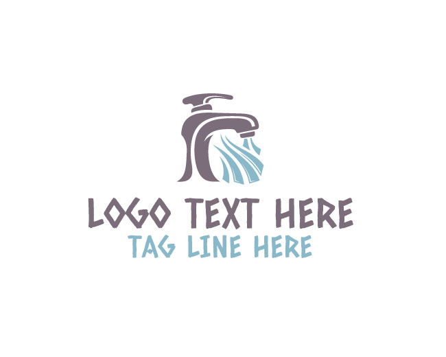 Water Flow Faucet Logo