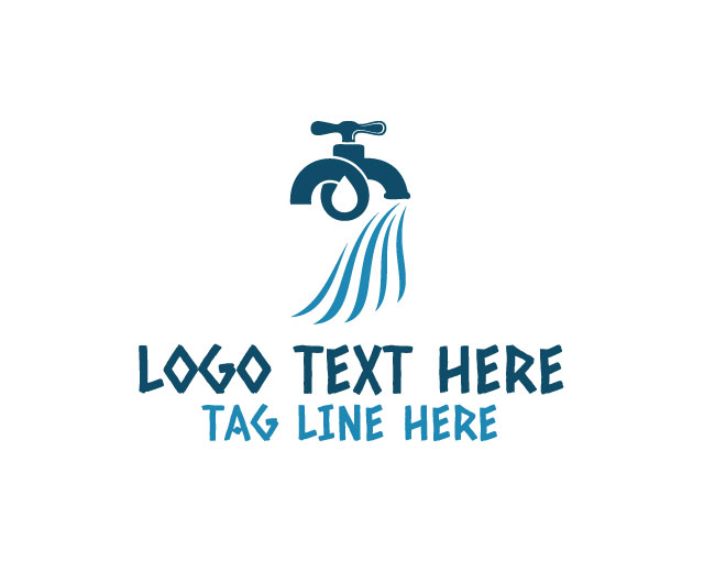 Smart Faucet Plumbing Logo