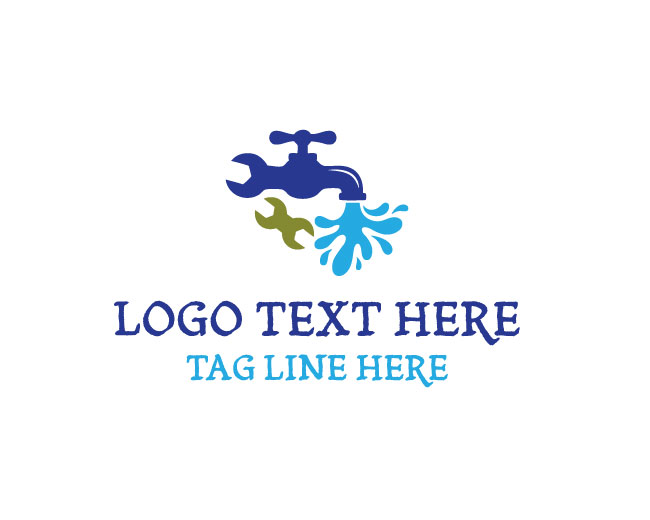  Faucet Water Wave Logo