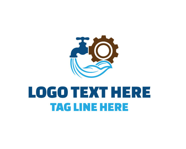 Faucet Gear Water Logo