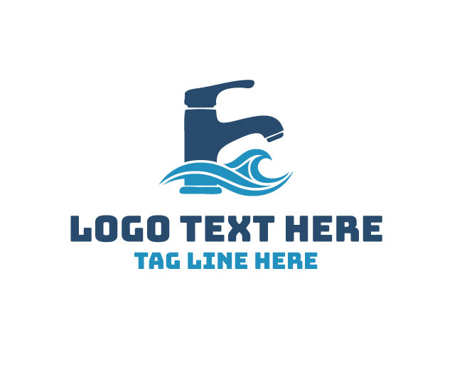 Plumbing Faucet Logo