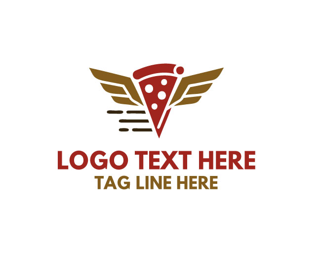 Pizza Wings Delivery Logo