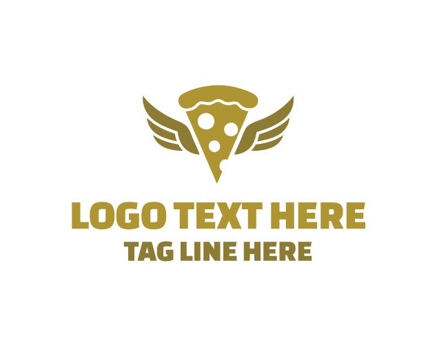Pizza Wings Motion Logo