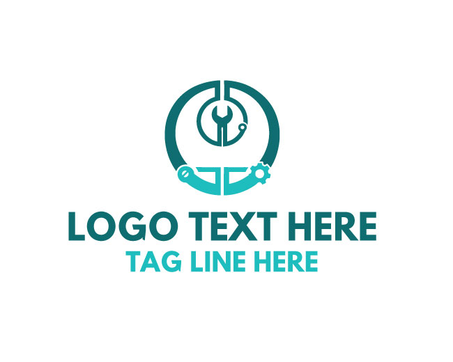 Pipe Repair Plumbing Logo