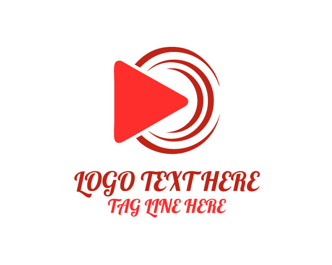 Premium Play Button Logo