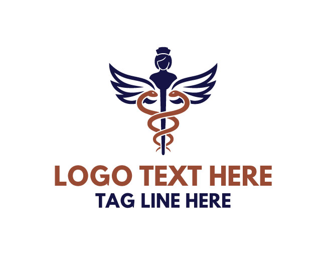 Nurse Point Caduceus Logo
