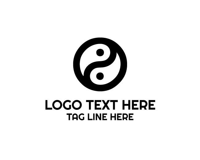 Modern Yin Yang Logo