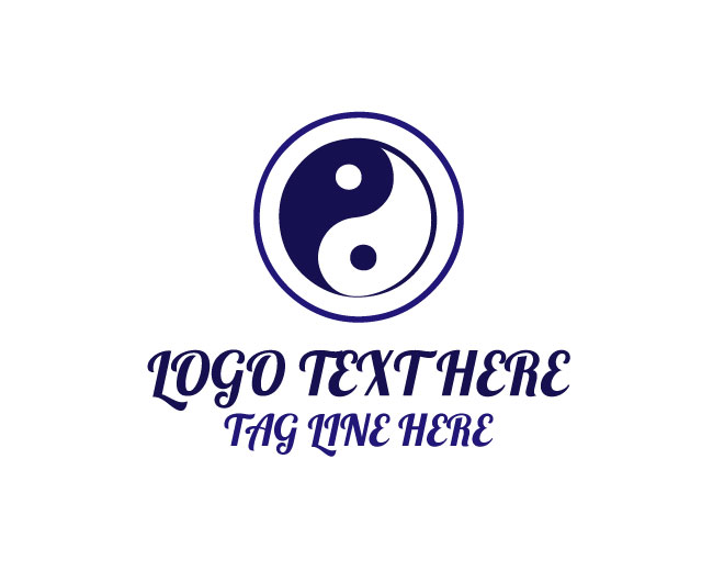Contemporary Yin Yang Logo