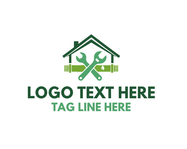 Plumbing Repair Line Logo