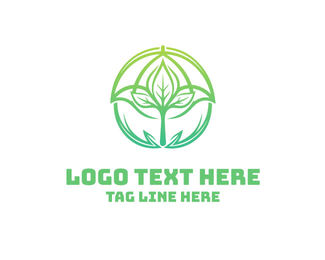  Green Leaf Logo