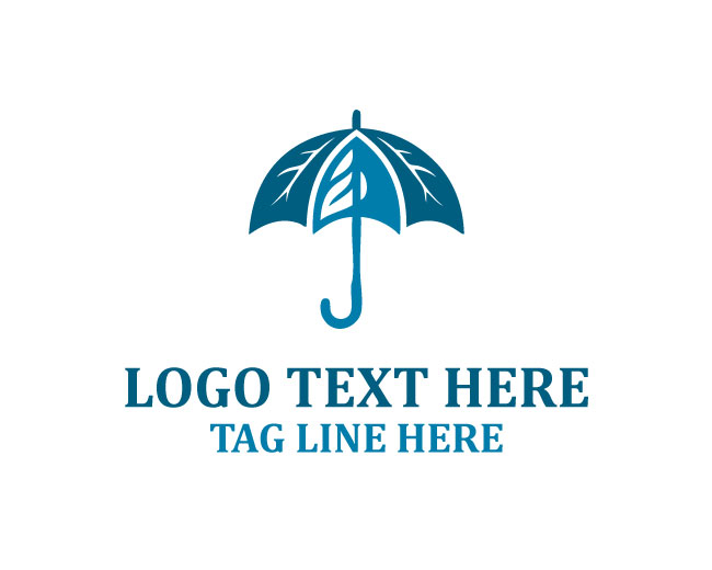 Umbrella Leaf Logo