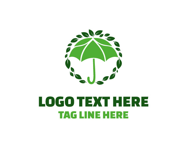 Umbrella Leaf Care Logo