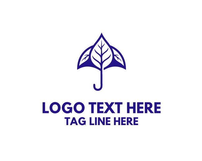 Umbrella Leaf Eco Home Logo