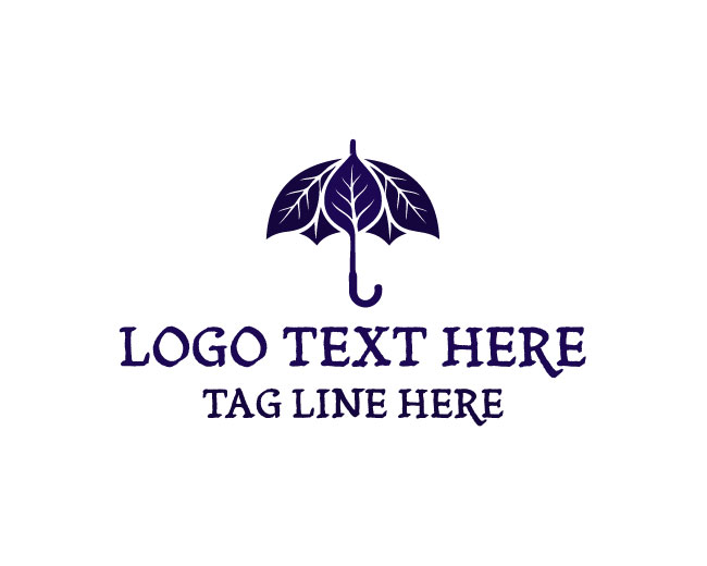 Umbrella Leaf Nest Logo
