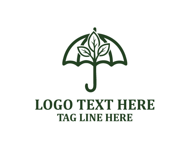 Umbrella Leaf Logo